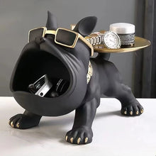 Load image into Gallery viewer, Home Decoration Handsome Bulldog Statue Dog Statue Tray Series Multi Functional Storage Home Decor