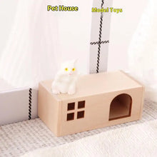 Load image into Gallery viewer, 1 Set Dollhouse Accessories 1:12 Miniature Kennel Pet House Cat And Dog Ornament Furniture Model Decor Toy