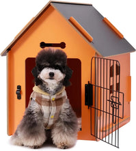 Load image into Gallery viewer, Dog House Indoor for Small Dogs or Cats, Cozy Wooden Design, Small Indoor Bed House, with Air Vents and Elevated Floor Warm Dog