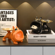 Load image into Gallery viewer, Home Decoration Handsome Bulldog Statue Dog Statue Tray Series Multi Functional Storage Home Decor