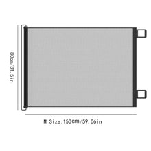 Load image into Gallery viewer, Dog Gate Indoor Retractable Mesh Baby Fence Pet Accessories For Porch Window Fireplace Doorway Yard Nursery Kitchen Balcony Pool