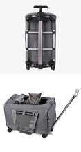 Load image into Gallery viewer, Pet Carrier with Wheels for Dogs Up To 15lbs & Cat Airline Approved Dog Carrier Rolling Pet Carrier Foldable Pet Stroller
