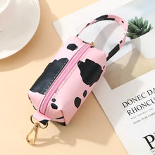 Load image into Gallery viewer, Dog Poop Bag Dispenser Leopard Pattern Dog Poop Bag Holder PU Leather Bags for Dogs Walking Litter Bags Dispenser Pet Supplies