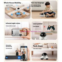 Load image into Gallery viewer, Treaded Wheel Pet Camera 1080P Real Time App Controlled For Pet Dogs Cats