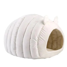 Load image into Gallery viewer, Cats Beds for Winter Pet Supplies Plush House Warm Kitten Goods Cushions Houses and Habitats Things Bed Basket Dog Mat Products