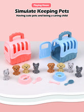 Load image into Gallery viewer, Mini doll pet accessory set, children's playhouse toy pet set, cat and dog bath, park, scene set, birthday and Christmas gifts