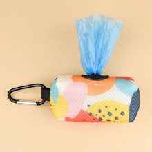 Load image into Gallery viewer, Abstract Designer Print Cute Design Pet Poop Bag Holder Dispenser Without Poop Bag And Leashes Can Attached With Any Dog Leashes