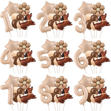 Load image into Gallery viewer, 1 set of dog pet themed birthday balloon decoration set, daisy, husky, spotted dog, sausage, dog, bago, aluminum foil balloon