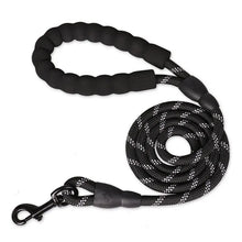 Load image into Gallery viewer, Reflective Dog Leash With Comfortable Padded Handle - Double Heavy Duty Traction Rope For Strong Dogs - Enhance Safety And Contr