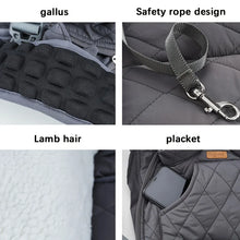 Load image into Gallery viewer, Cozy Pet Carrier Backpack for Dogs - Fleece-Lined, Front Legs Out, Hands-Free Design for Hiking & Travel.