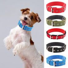 Load image into Gallery viewer, Dog Collars,Nylon,Adjustable Dog Neck Circle,Long-lasting Pet Neck Strap,with Traction Ring,Teddy Keji Pitbull,Pet Supplies