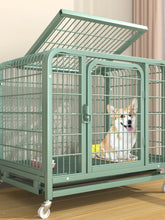 Load image into Gallery viewer, Indoor Dog Cage Large Medium Dog House with Toilet Golden Retriever Samoyed Border Collie Labr Retriever Pet Cage Fence