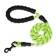 Load image into Gallery viewer, Reflective Dog Leash With Comfortable Padded Handle - Double Heavy Duty Traction Rope For Strong Dogs - Enhance Safety And Contr