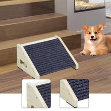 Load image into Gallery viewer, Pet Dog Stair Ladder Non Slip Dog Ramp for Bed Small and Older Animals Cars