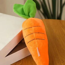Load image into Gallery viewer, Carrot Dog Puzzle Toys Carrot Shape Dog Squeak Toys Stress Relief Dog Toys Stuffed Plush Puppy Toys For Small Medium And Large
