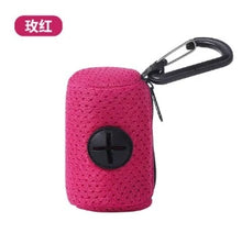 Load image into Gallery viewer, 강아지 배변패드 Dog Poop Bag Carrier Portable Pet Waste Bag Dispenser Hangingable for Dogs Walking Garbage Bags Dispensers Pet Supplies