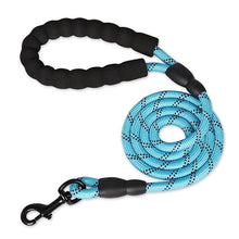Load image into Gallery viewer, Reflective Dog Leash With Comfortable Padded Handle - Double Heavy Duty Traction Rope For Strong Dogs - Enhance Safety And Contr