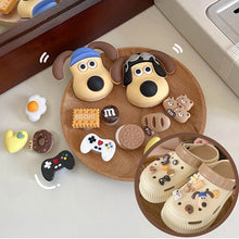 Load image into Gallery viewer, 1 Set Cute Dogs Shoes Accessories Boys Girls Sandals Garden Shoe Buckle Decorations Fit Charm