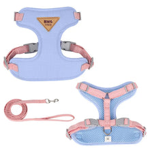 Load image into Gallery viewer, Dog Harness For Small Medium Dogs Cat Reflective Adjustable Pet Harness No Pull Breathable Mesh Pet Chihuahua Bulldog Supplies