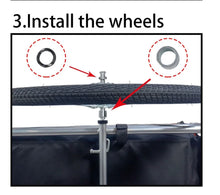 Load image into Gallery viewer, Outdoor Dog Carriers Small Trailer Portable Folding Storage Small Medium Dogs Travel Bicycle Trailer Dog Supplies Pet Products