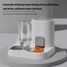 Load image into Gallery viewer, Feeder - Dual-purpose Drinking and Feeding Unit - Convenient, Simple, Large Capacity -Suitable for Small and Medium Dogs and cat