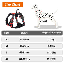 Load image into Gallery viewer, Dog Harness with Handle for Large & Medium Dogs, Breathable Padding Safety Pet Vest Outdoor dog walking harness