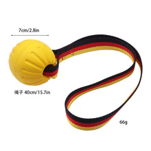 Load image into Gallery viewer, Dog Toy Balls On a Rope for Small Medium Large Dogs Chewers Durable Interactive Ball for Training Dogs EVA Foam Ball Floats