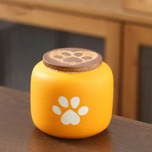 Load image into Gallery viewer, Ceramic Pet Ashes Storage Box Cute Memorials Funeral Urn for Pets Moisture Proof with Lid Memento Burial Holder For Pet Ashes