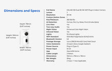 Load image into Gallery viewer, IMILAB New Indoor Camera C30 Dual 3K Lens WiFi 6 5G 360° PTZ Local AI Detection for Baby/Pet/Noise Night Vision Human Tracking