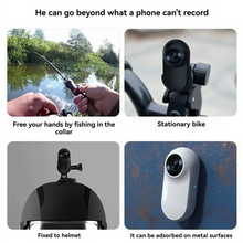 Load image into Gallery viewer, Excellent! Pet Collar Camera for Pet Camera and Monitor with Wide Angle Lens, Mini Portable Stabilized Sports Body Camera Black