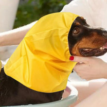 Load image into Gallery viewer, Dog Ear Covers For Bath Ear Protection Shower Hat For Pet Polyester Material Dog Shower Cap For Swimming Daily Bathing And