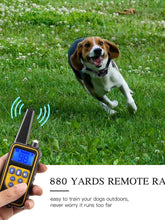 Load image into Gallery viewer, 800m Digital Dog Training Collar Waterproof Rechargeable Remote Control Pet with LCD Display for All Size Shock Vibration Sound