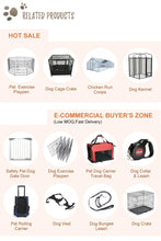 Load image into Gallery viewer, Heavy Duty Metal Dog Crate With Cover And Wheels For Large Dog