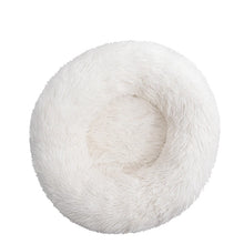 Load image into Gallery viewer, 40-110cm Round Pet Bed for Large Dog Bed Super Soft Cat Bed Long Plush Dog House for Medium Dog House Winter Warm Sleeping