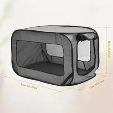 Load image into Gallery viewer, Dog Carriers Travel Crate Large Foldable Pop Open Kennel Portable Outdoor Cat Bag Animal Pet Bed Tent Crates Cage House