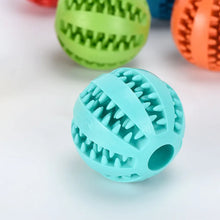 Load image into Gallery viewer, Dog Toy Ball Interactive Rubber Balls Puppy Chewing Toys Pet Tooth Cleaning Ball Cats Pets Food Treat Feeder Silicone Balls Toy