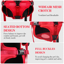 Load image into Gallery viewer, Dog Front Carrier Backpack, Adjustable Dog Chest Carrier Backpack,Dog Carriers for Small Dogs & Cats Hiking Camping Travel