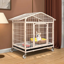 Load image into Gallery viewer, Indoor Dog Cage Large Medium Dog House with Toilet Golden Retriever Samoyed Border Collie Labr Retriever Pet Cage Fence