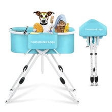Load image into Gallery viewer, Household Foldable Dog and Cat Bath Basin Adjustable Height Pet Bath Tub Available Indoors and Outdoors Portable Dog Bath