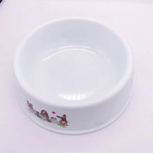 Load image into Gallery viewer, Pet Dog Feeding Food Bowls Puppy Lovely Print White Dog Feeder Dish Bowel Cat Bowl Deep Bowl with Large Capacity