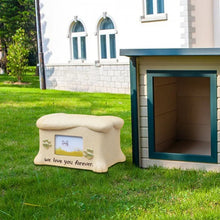 Load image into Gallery viewer, Resin Pet Urns Dogs Cats Cremation Urn Peaceful Memorial with Photo Frame Cremation Urns for Animal Ashes Funeral Pet Ashes Box