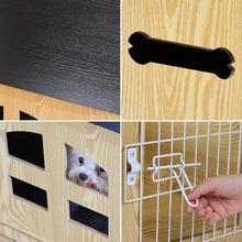Load image into Gallery viewer, Dog House Indoor for Small Dogs or Cats, Cozy Wooden Design, Small Indoor Bed House, with Air Vents and Elevated Floor Warm Dog