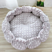 Load image into Gallery viewer, Dog Bed Small Medium Dogs Cushion Soft Cotton Winter Basket Warm Sofa House Cat Bed for Dog Accessories Pet Supplies