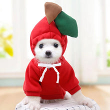 Load image into Gallery viewer, Cute Fruit Dog Clothes for Small Dogs Hoodies Warm Fleece Pet Clothing Puppy Cat Christmas Costume Coat Chihuahua Jacket Suits