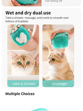 Load image into Gallery viewer, Pet Bathing Brush Soft Silicone Massager Shower Gel Bathing Brush Clean Tools Comb Dog Cat Cleaning Grooming Supplies