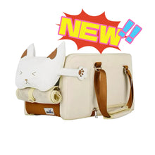 Load image into Gallery viewer, Pet Dog Car Seat Cat Carrier Booster Seat on Armrest Travel Bags for Cats Dogs with Easy Carrying Strap Travel Car Carrier
