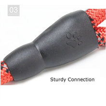 Load image into Gallery viewer, Reflective Dog Leash With Comfortable Padded Handle - Double Heavy Duty Traction Rope For Strong Dogs - Enhance Safety And Contr