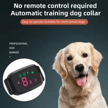 Load image into Gallery viewer, Smart Automatic Anti Barking Dog Collar HD Digital Display IP67 Waterproof Collar For Dog Rechargeable Bark Stopper Stop Barking