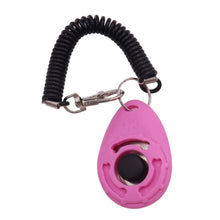 Load image into Gallery viewer, Dog Training Clicker Pet Cat Dog Click Trainer Various Style Aid Adjustable WristStrap Sound Key Chain Dog Repeller Pet Product