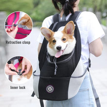 Load image into Gallery viewer, Pet Dog Carrier Bag Carrier For Dogs Backpack Out Double Shoulder Portable Travel Backpack Outdoor Pet Carrier Bag Travel Set